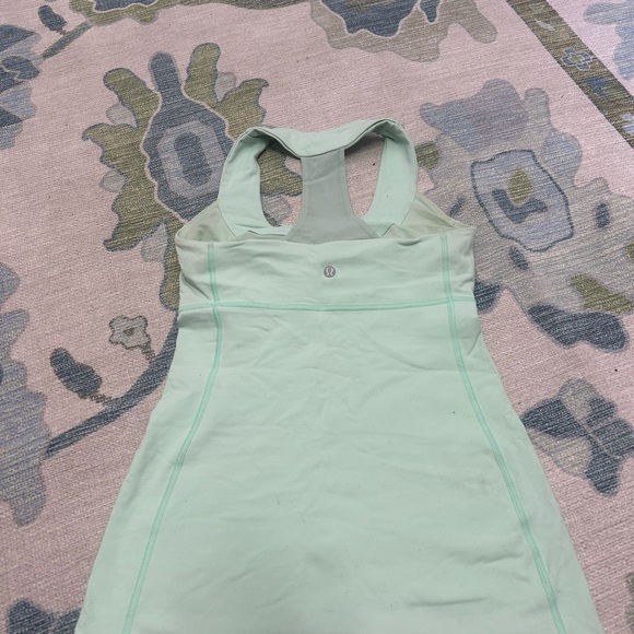 Lululemon Mint Green Racerback Tank - Picture 2 of 2